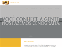 Tablet Screenshot of cenografia.com